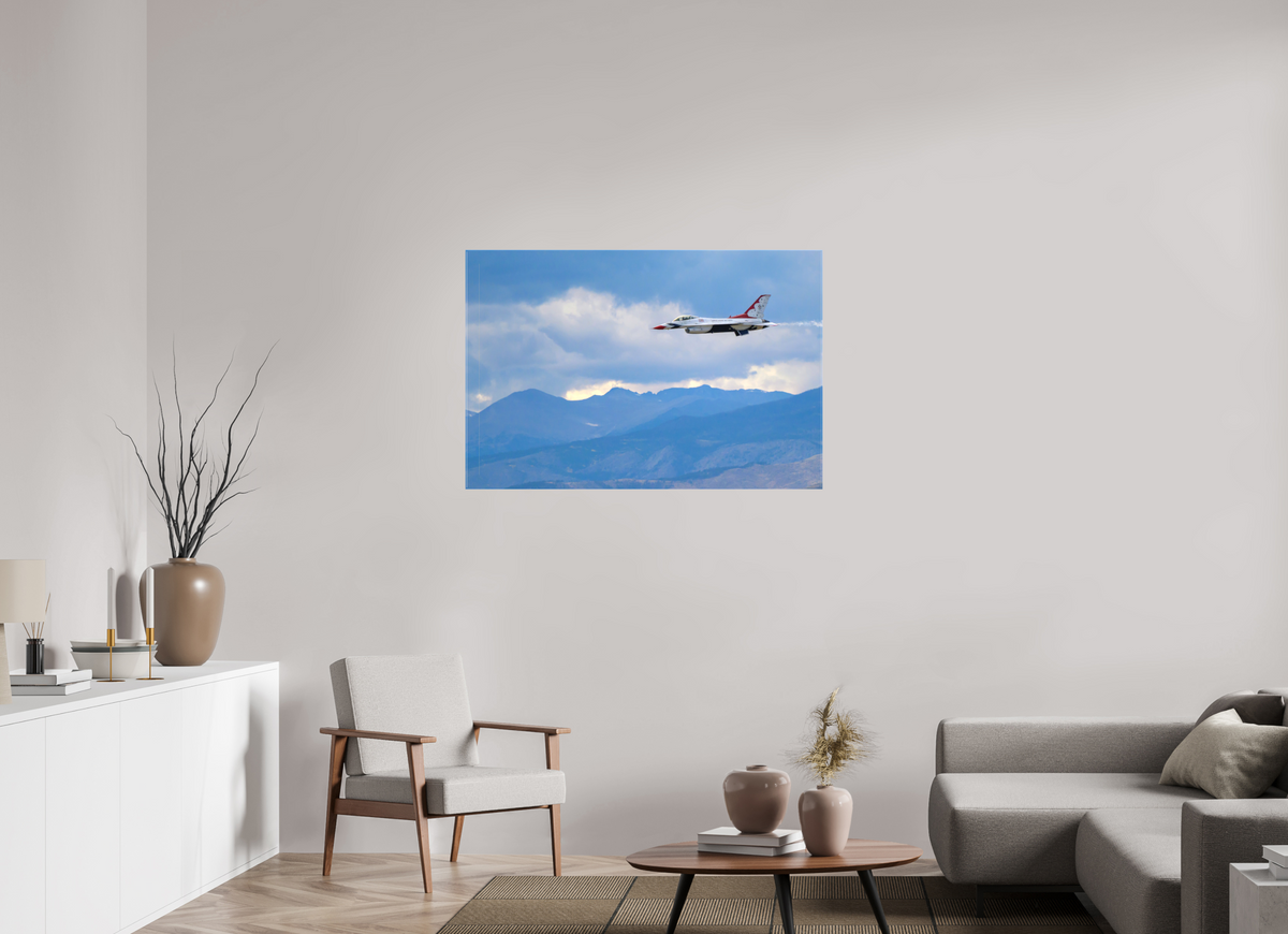 45 x 30″, Matte Canvas with wrapped edges - no frame F16 Thunderbirds Photo 6 on canvas