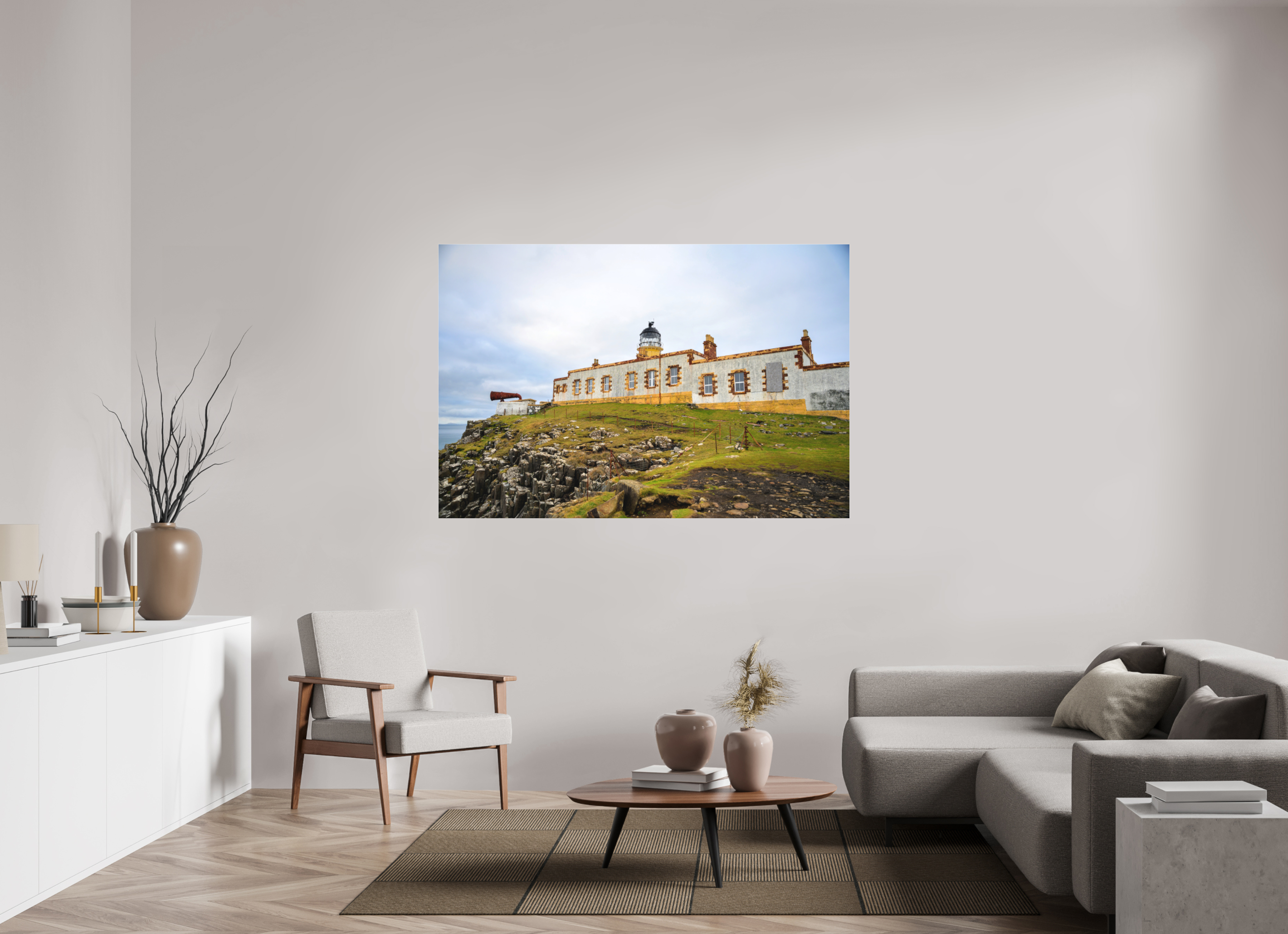 66 x 44″, Matte Acrylic Glass without frame Neist Point Lighthouse on Matte Acrylic Glass without frame
