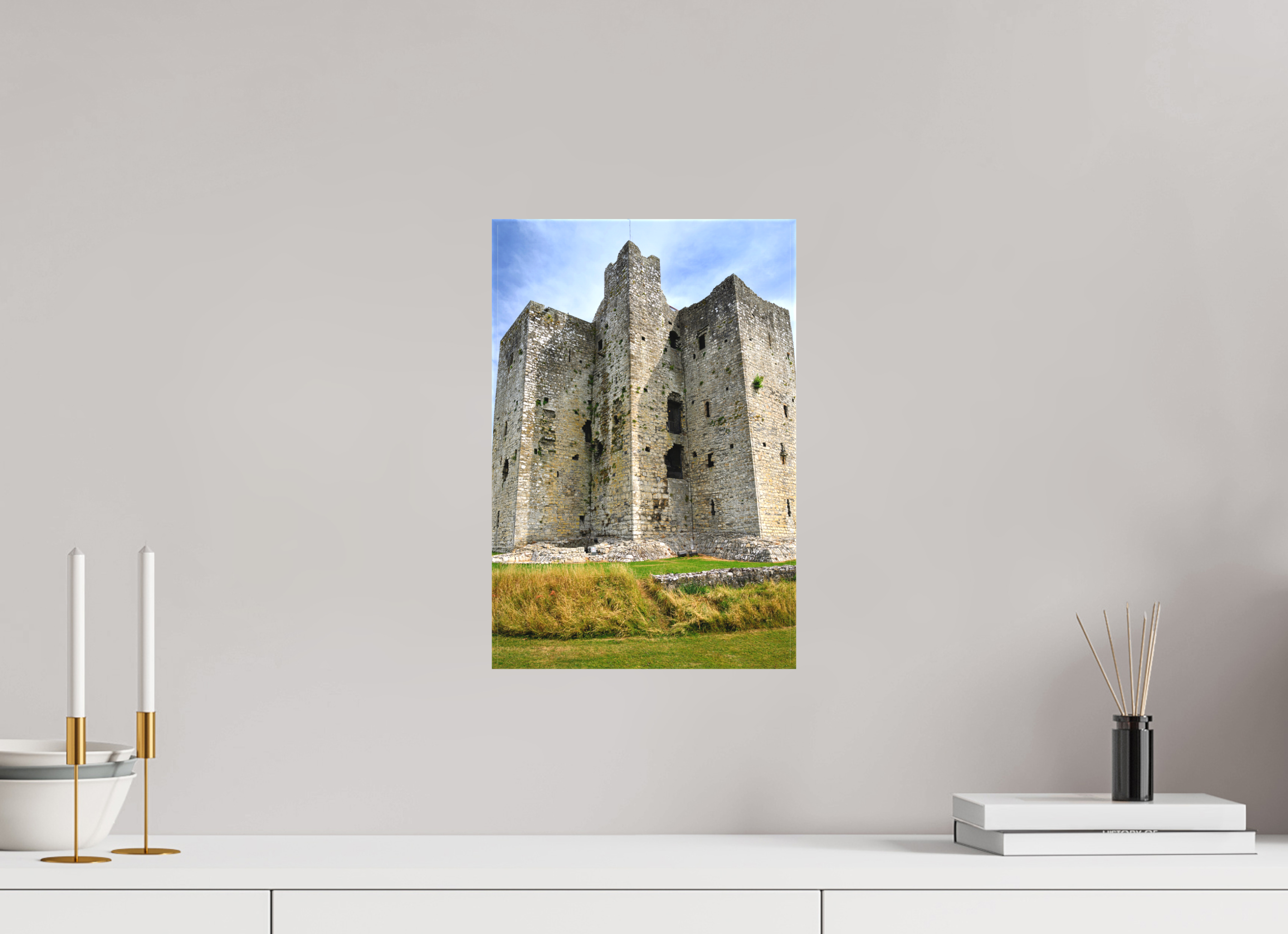 10 x 15″, Matte Canvas with wrapped edges - no frame Trim Castle on canvas