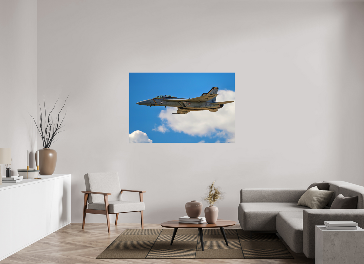 60 x 40″, Matte Acrylic Glass without frame F18A Super Hornet Photo 3 under acrylic glass