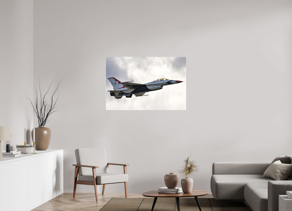 45 x 30″, Matte Acrylic Glass without frame F16 Thunderbirds Photo 7 under acrylic glass