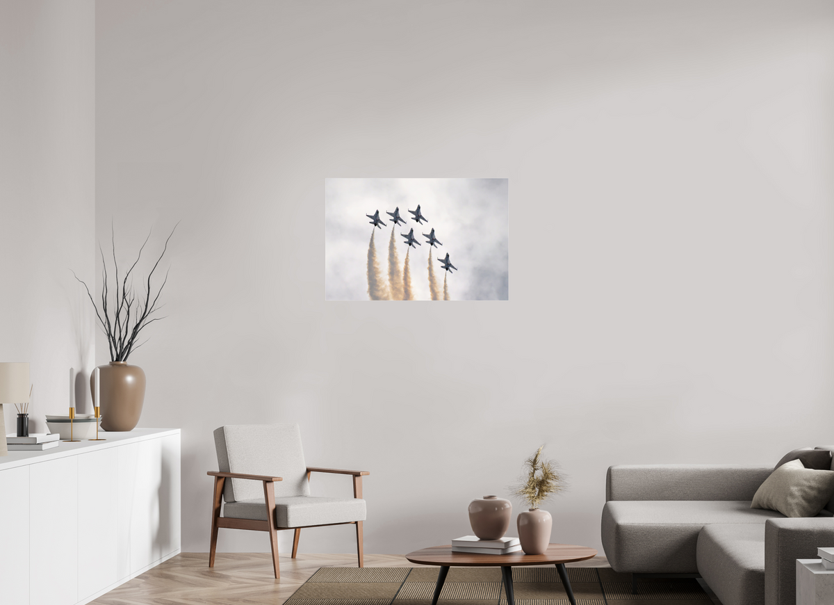 36 x 24″, Matte Acrylic Glass without frame F16 Thunderbirds Photo 9 under acrylic glass