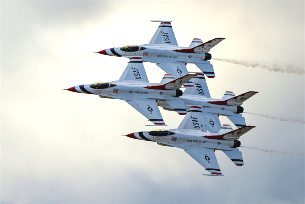 Main image F16 Thunderbirds Photo 1 on canvas