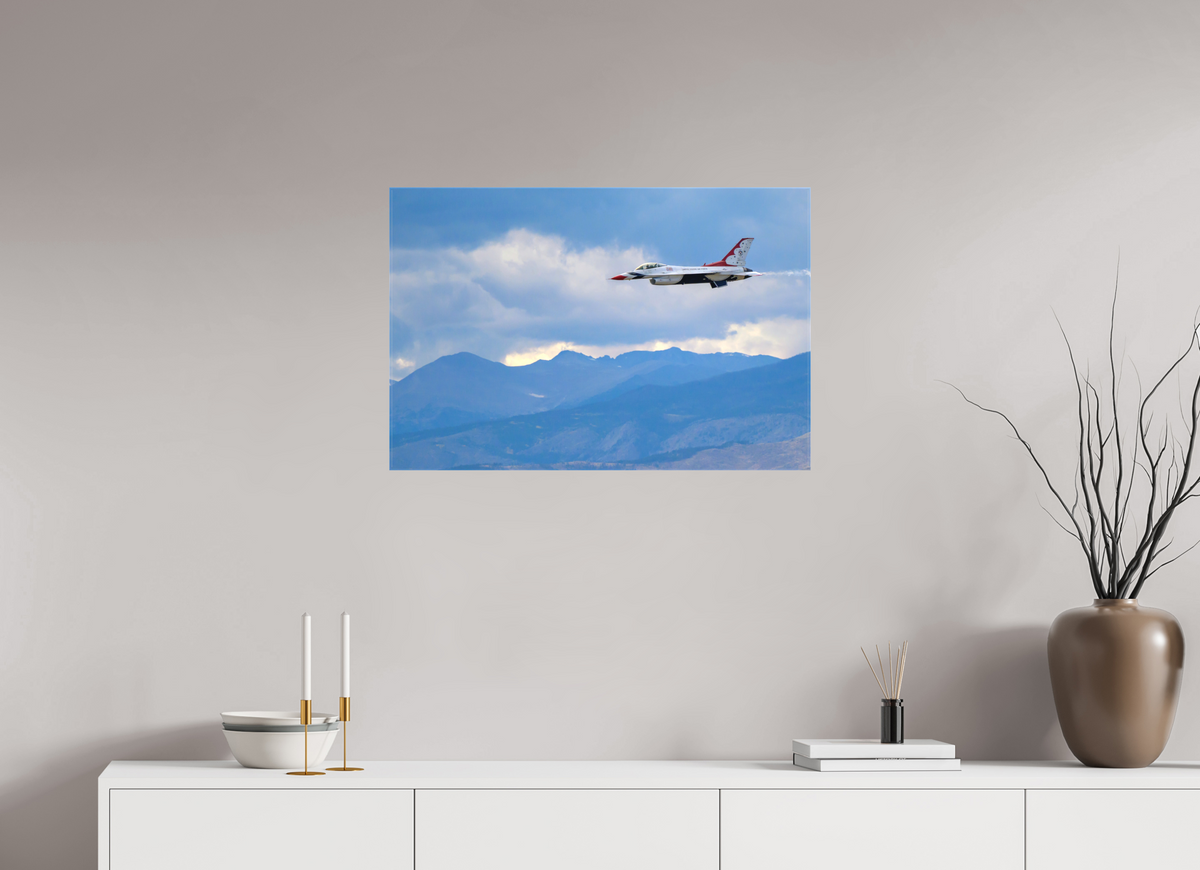 30 x 20″, Matte Canvas with wrapped edges - no frame F16 Thunderbirds Photo 6 on canvas