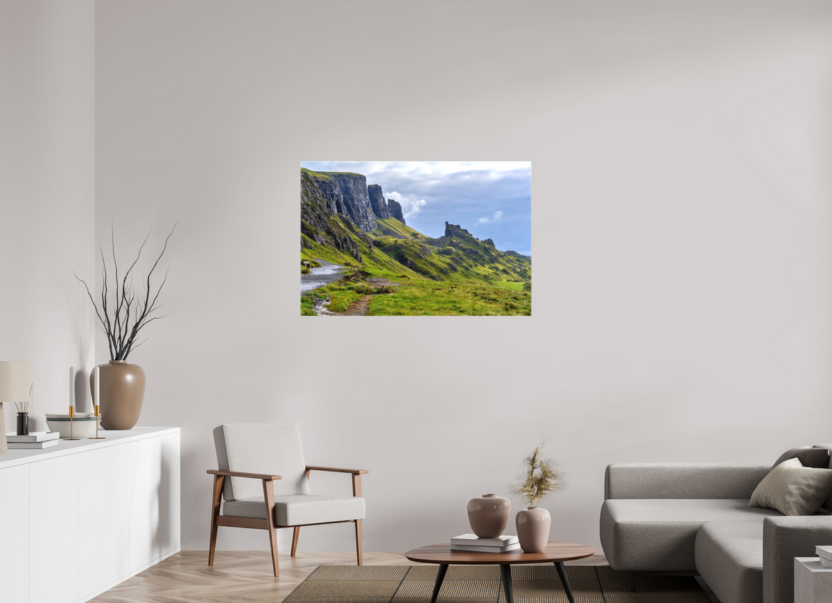 45 x 30″, Matte Canvas with wrapped edges - no frame The Quiraing on the Isle of Skye on canvas