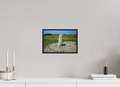 12 x 8″, Acrylic Glass Black matt .24" frame The Lia Fáil at the Hill Of Tara under acrylic glass with black frame