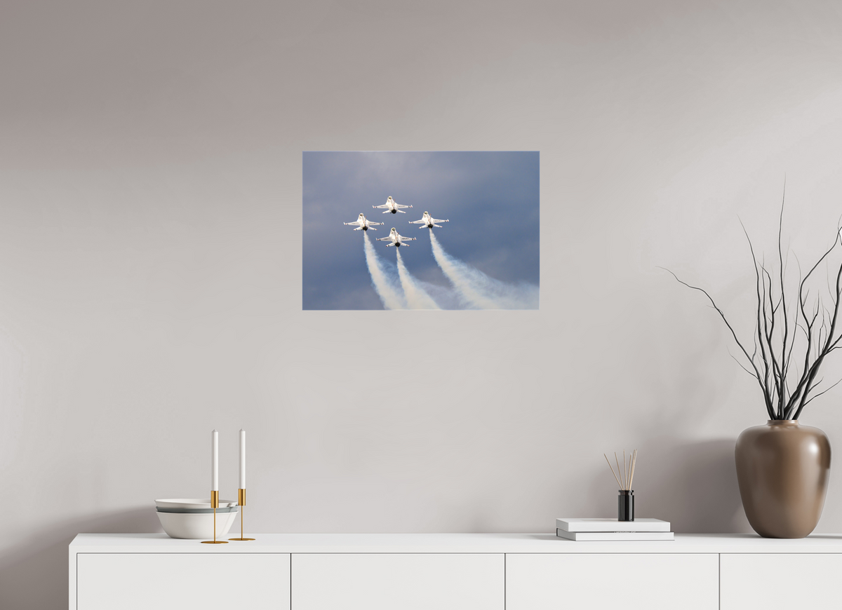 24 x 16″, Matte Canvas with wrapped edges - no frame F16 Thunderbirds Photo 11 on canvas