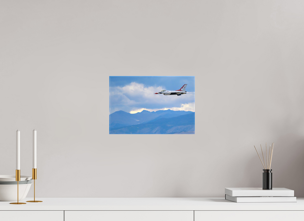12 x 8″, Matte Canvas with wrapped edges - no frame F16 Thunderbirds Photo 6 on canvas