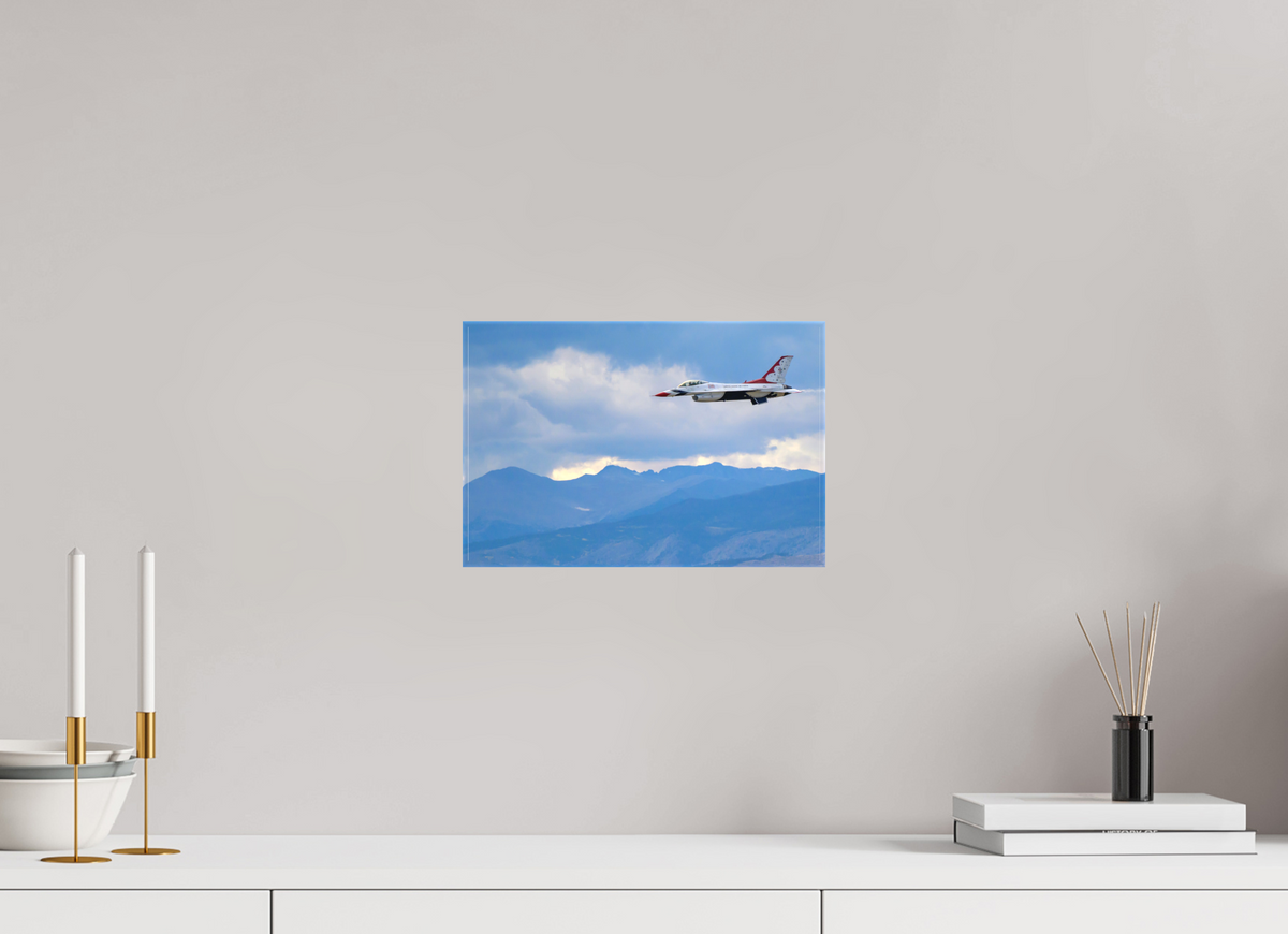 12 x 8″, Matte Canvas with wrapped edges - no frame F16 Thunderbirds Photo 6 on canvas
