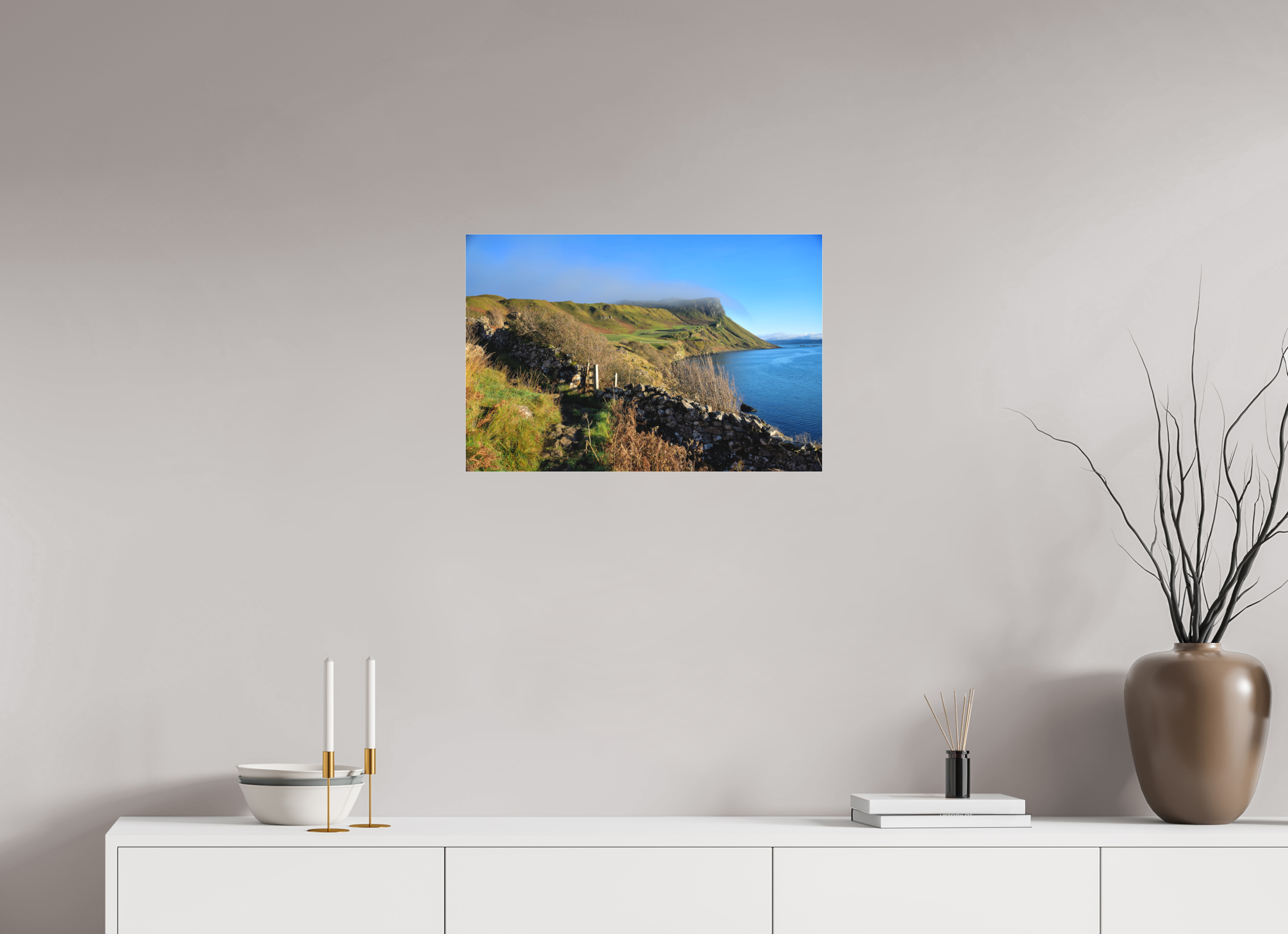 24 x 16″, Matte Acrylic Glass without frame Pathway on the Scorrybreac Circular on Matte Acrylic Glass without frame