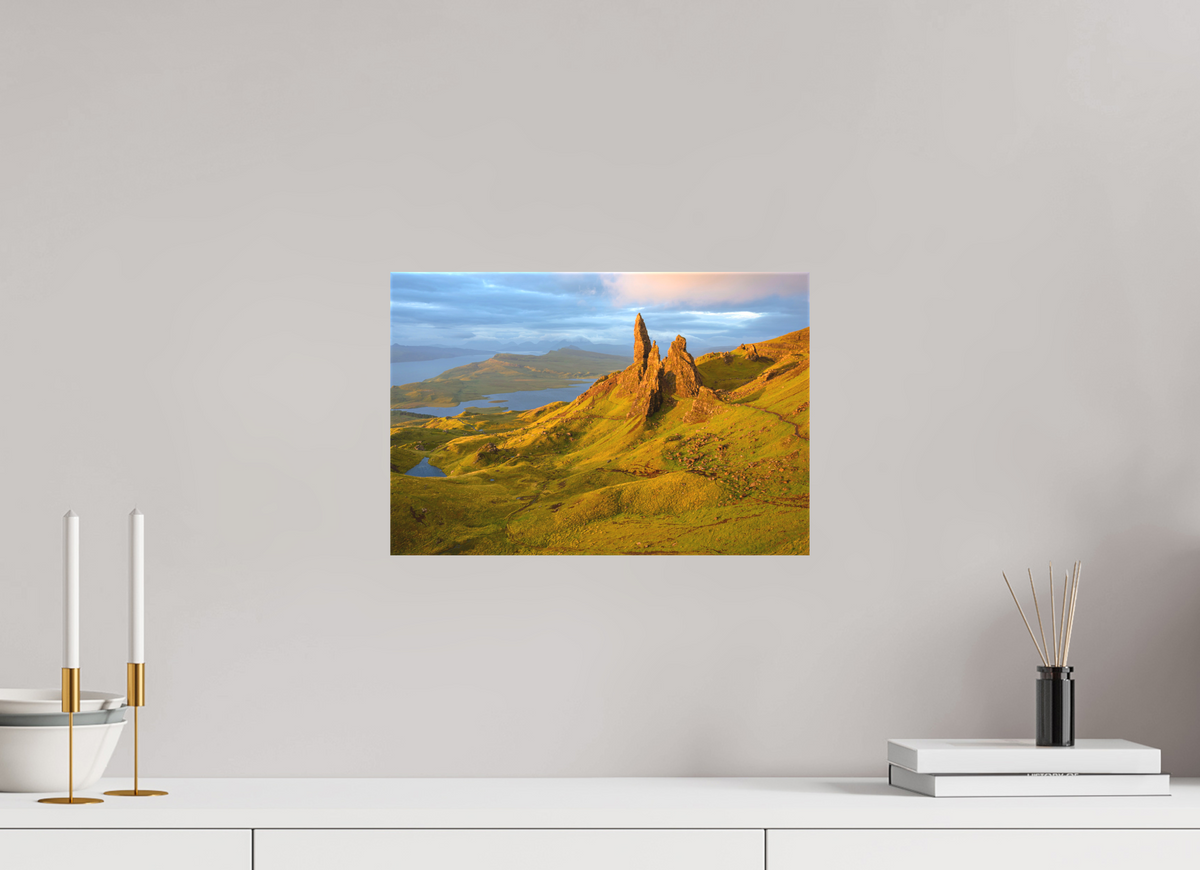 15 x 10″, Matte Canvas with wrapped edges - no frame Old Man of Storr on Canvas