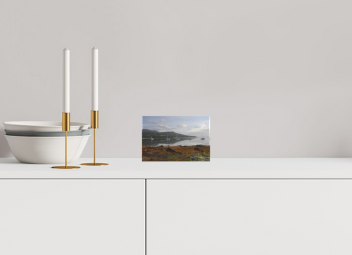 6 x 4″, Acrylic Block Gift Brodick Bay at sunrise in Acrylic Block Gift