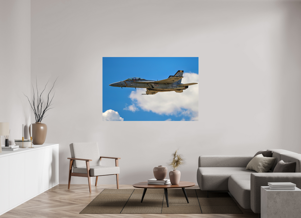 66 x 44″, Matte Acrylic Glass without frame F18A Super Hornet Photo 3 under acrylic glass