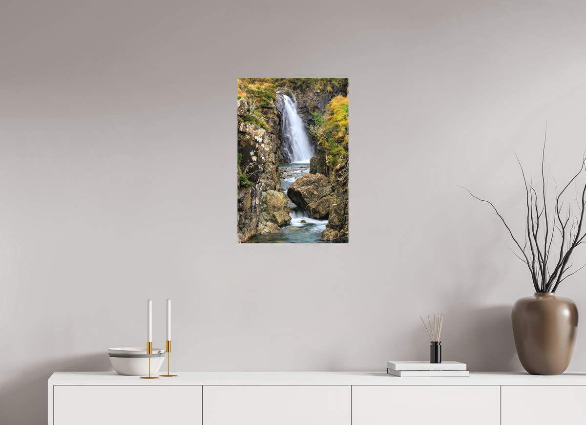 16 x 24″, Matte Canvas with wrapped edges - no frame Fairy Pools Waterfall on the Isle of Skye on Canvas