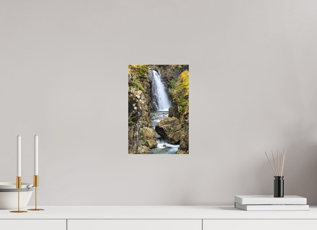 8 x 12″, Matte Canvas with wrapped edges - no frame Fairy Pools Waterfall on the Isle of Skye on Canvas