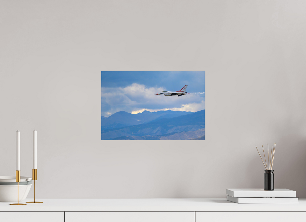 15 x 10″, Matte Acrylic Glass without frame F16 Thunderbirds Photo 6 under acrylic glass