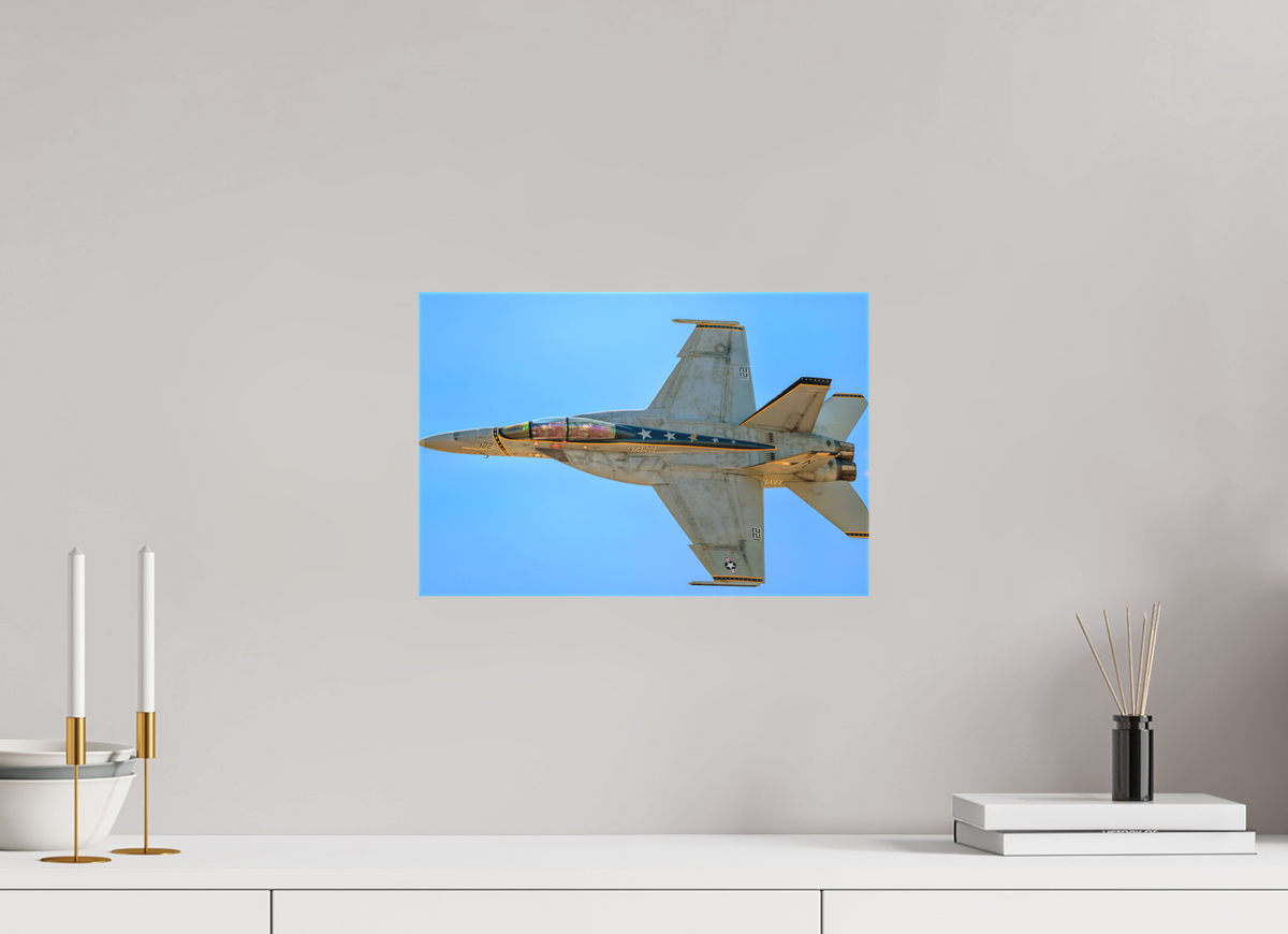 15 x 10″, Matte Canvas with wrapped edges - no frame F18A Super Hornet Photo 4 on canvas