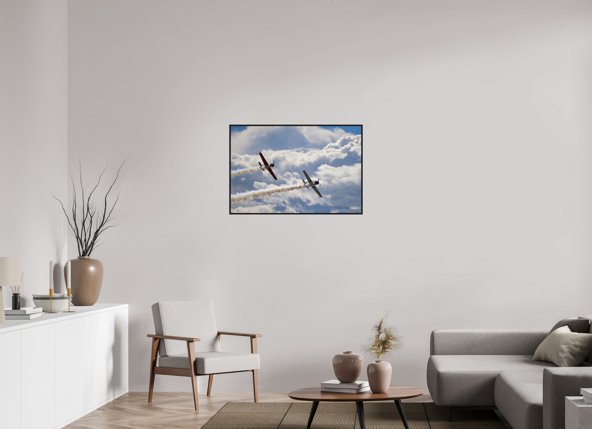 36 x 24″, Acrylic Glass Black matt .24" frame Yak 50 - photo 8 - under acrylic glass with black frame