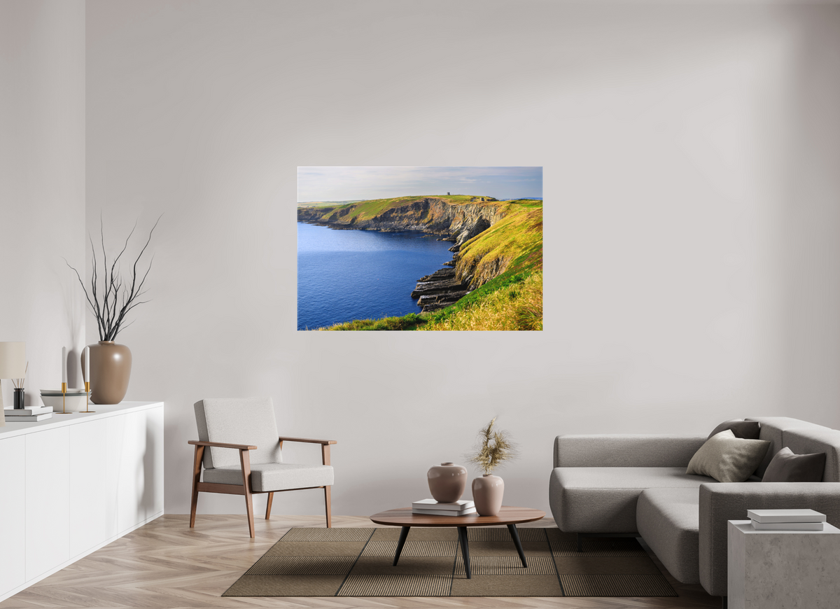 60 x 40″, Matte Canvas with wrapped edges - no frame Holeopen Bay West near Old Head Golf Link