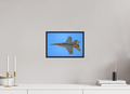 12 x 8″, Acrylic Glass Black matt .24" frame F18A Super Hornet Photo 4 under acrylic glass with black frame
