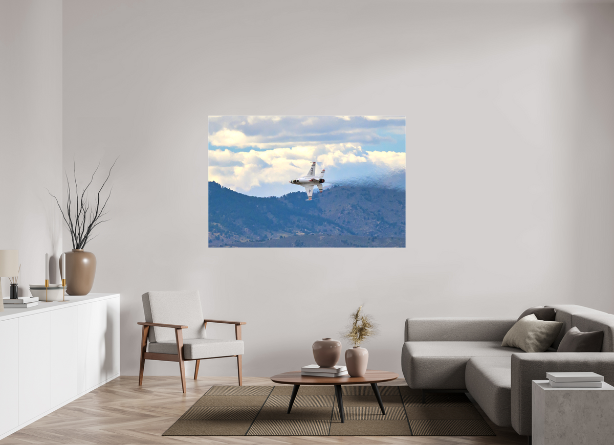 66 x 44″, Matte Canvas with wrapped edges - no frame F16 Thunderbirds Photo 4 on canvas