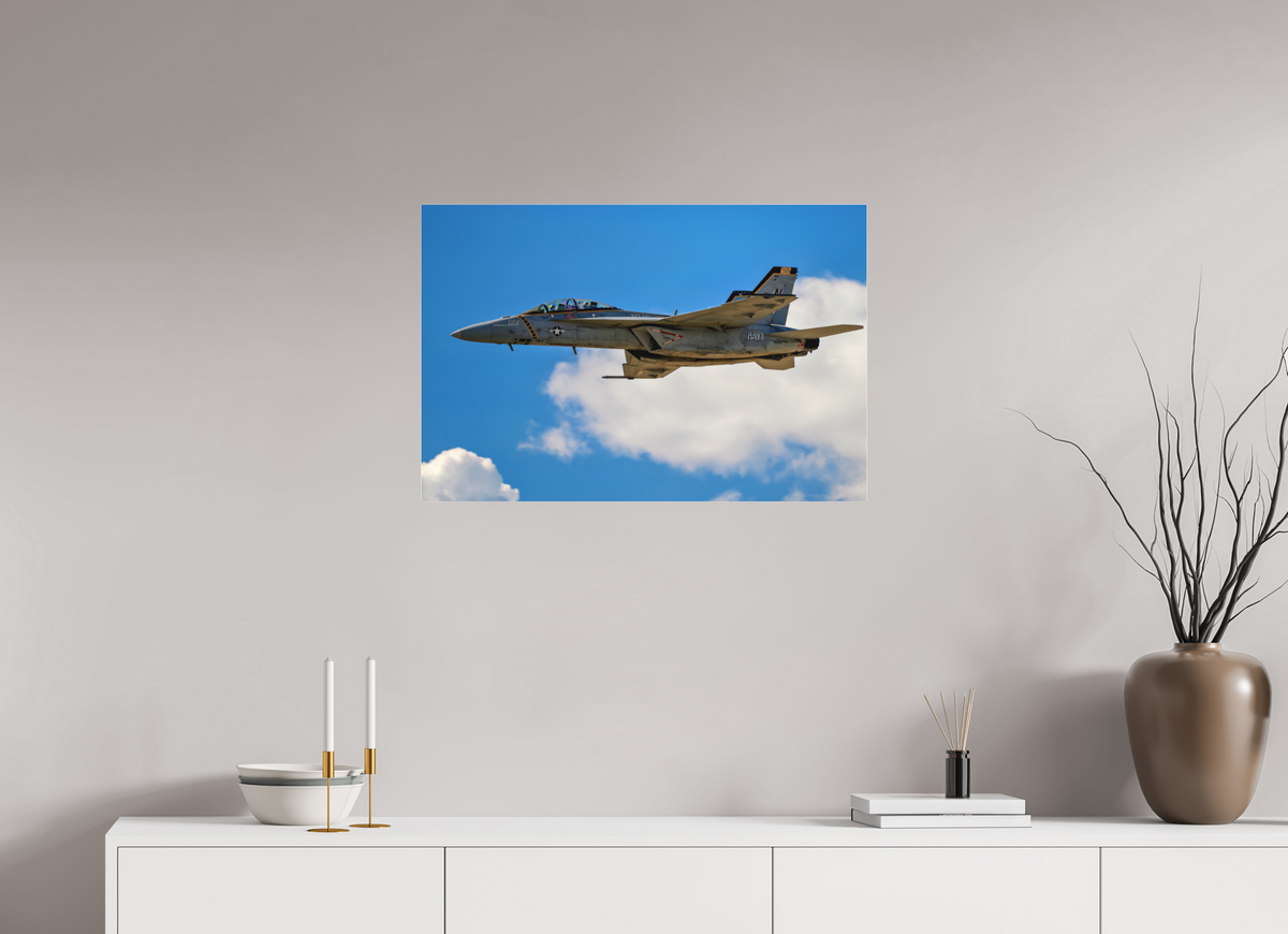 30 x 20″, Matte Acrylic Glass without frame F18A Super Hornet Photo 3 under acrylic glass
