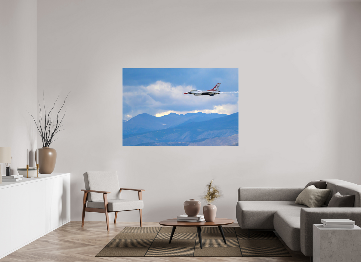 66 x 44″, Matte Canvas with wrapped edges - no frame F16 Thunderbirds Photo 6 on canvas