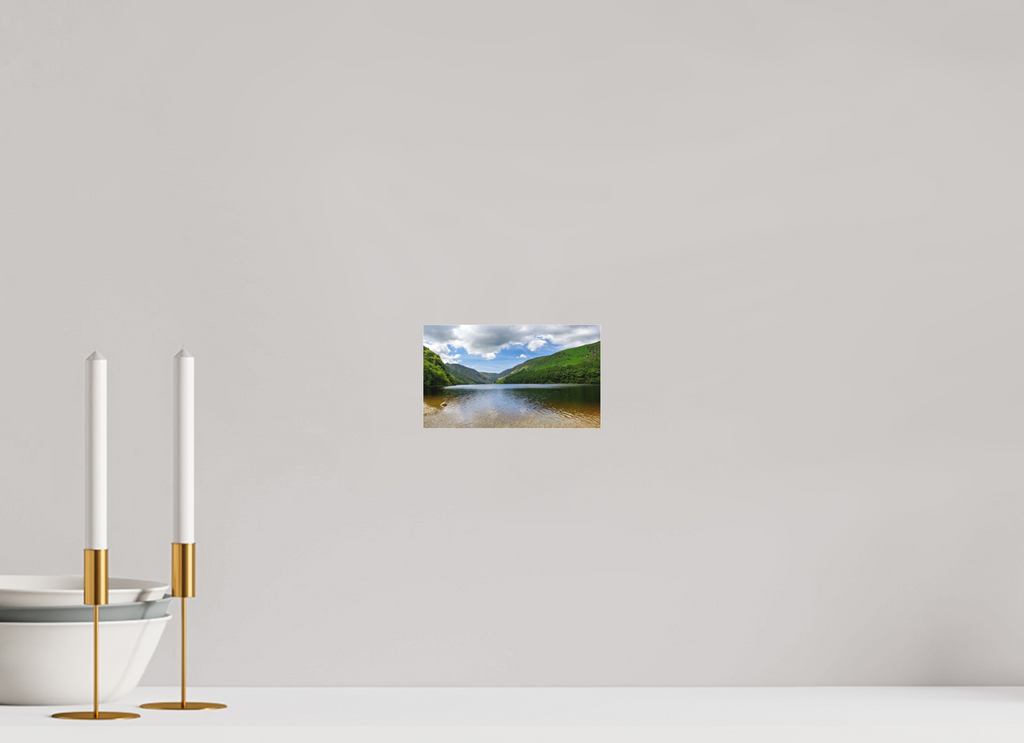 6.9 x 4″, Matte Acrylic Glass without frame Upper Lake at Glendalough under acrylic glass