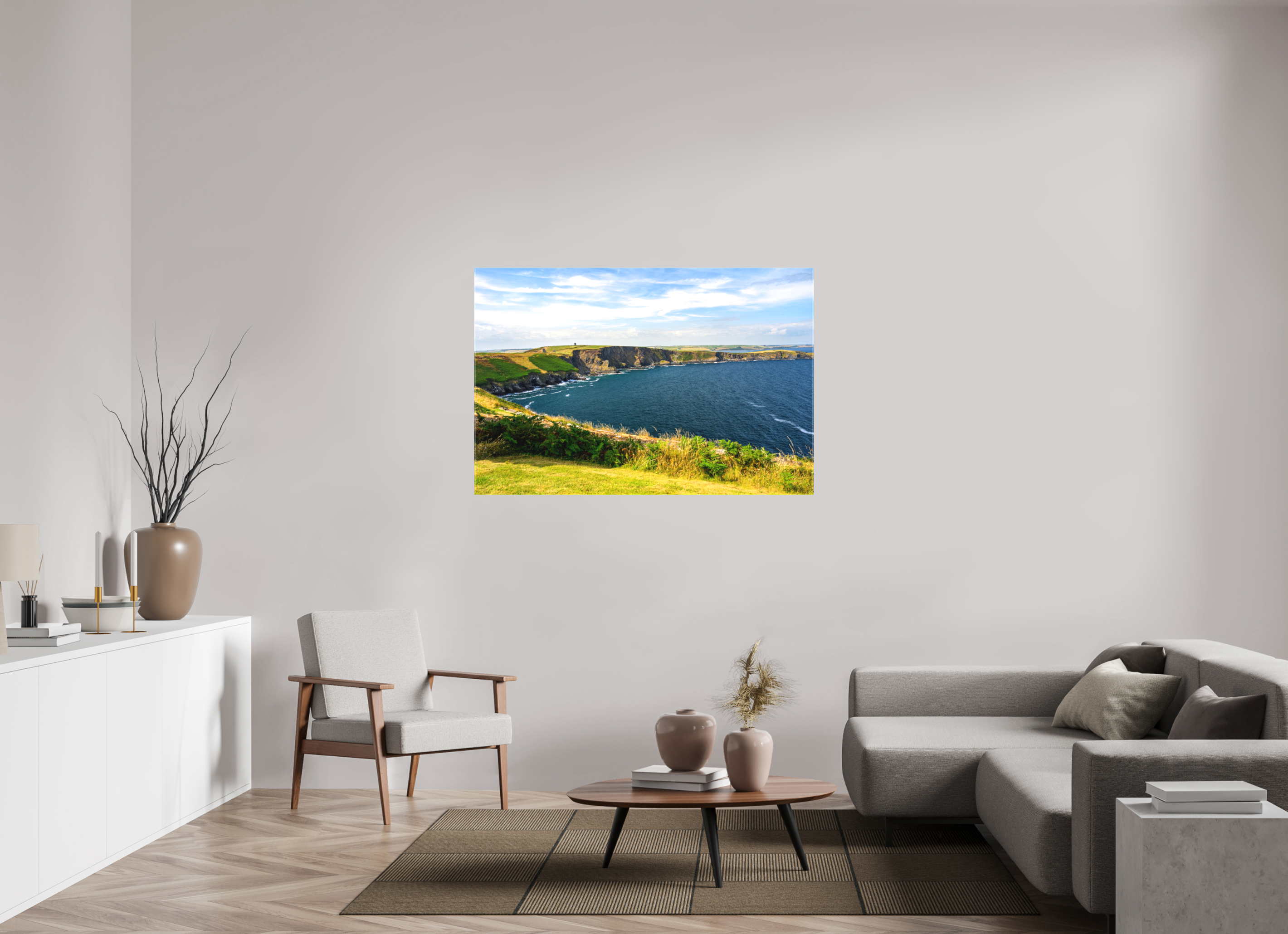 54 x 36″, Matte Canvas with wrapped edges - no frame Holeopen Bay East on canvas