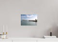 12 x 8″, Matte Canvas with wrapped edges - no frame Howth Harbour and Lighthouse on canvas