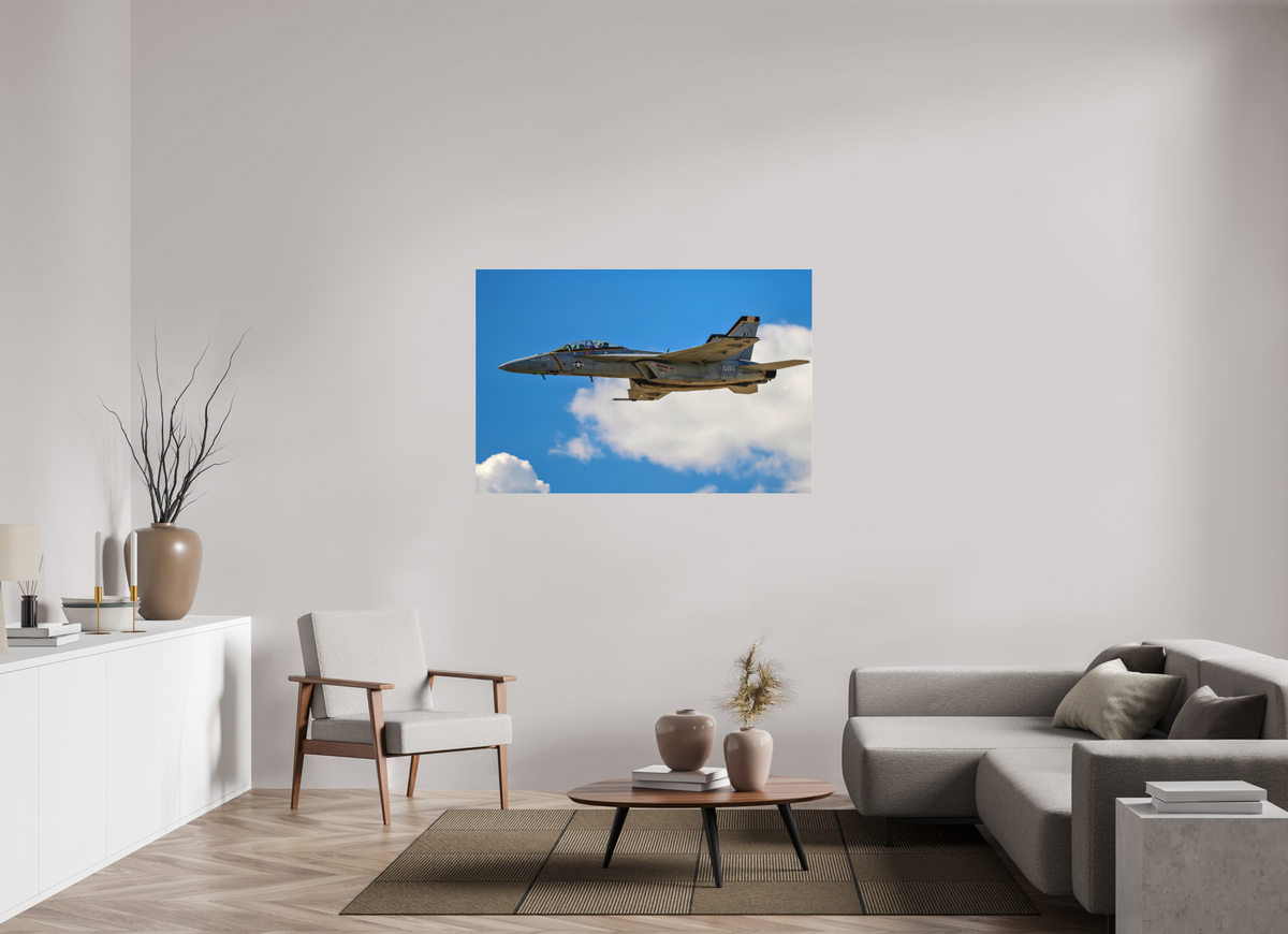 54 x 36″, Matte Acrylic Glass without frame F18A Super Hornet Photo 3 under acrylic glass