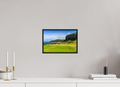 12 x 8″, Acrylic Glass Black matt .24" frame Cliff view from the Shiskine golf course under acrylic glass with black frame